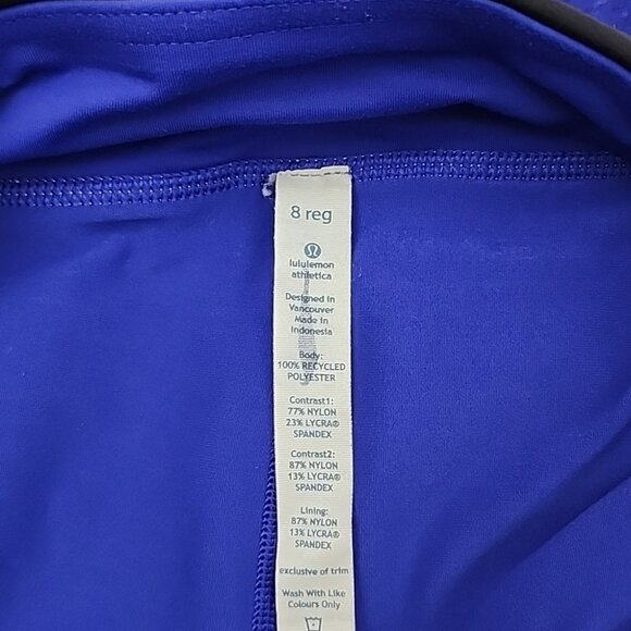 Lululemon Run Pace Setter Skort Milky Way Multi Print Black Pigment Size 8 Reg - Picture 9 of 16